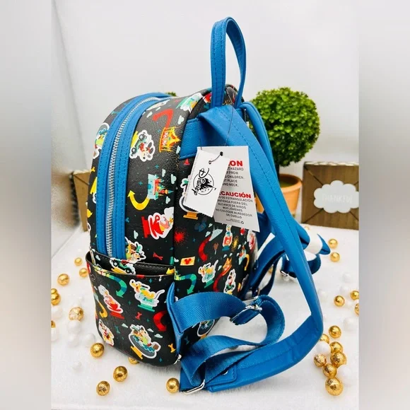 Loungefly Disney Parks Disneyland Ride all over IconMini Backpack